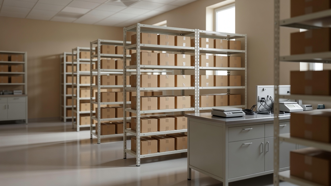 KP storage and packaging room
